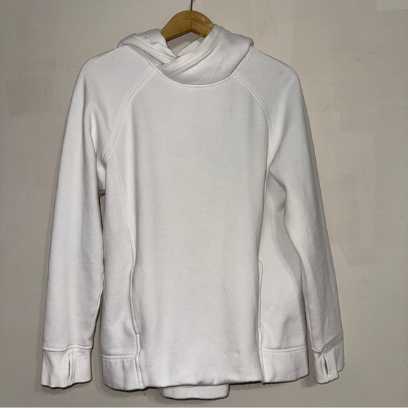 Lululemon Scuba Pullover Hoodie White Size 12 - Picture 1 of 7